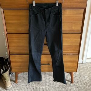 Mother Hustler Ankle Fray Jean